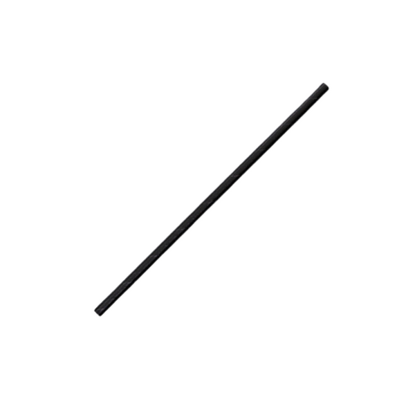 Black Regular Paper Straw - Pack of 250