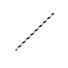 Black Stripe Paper Cocktail Straw - Pack of 250