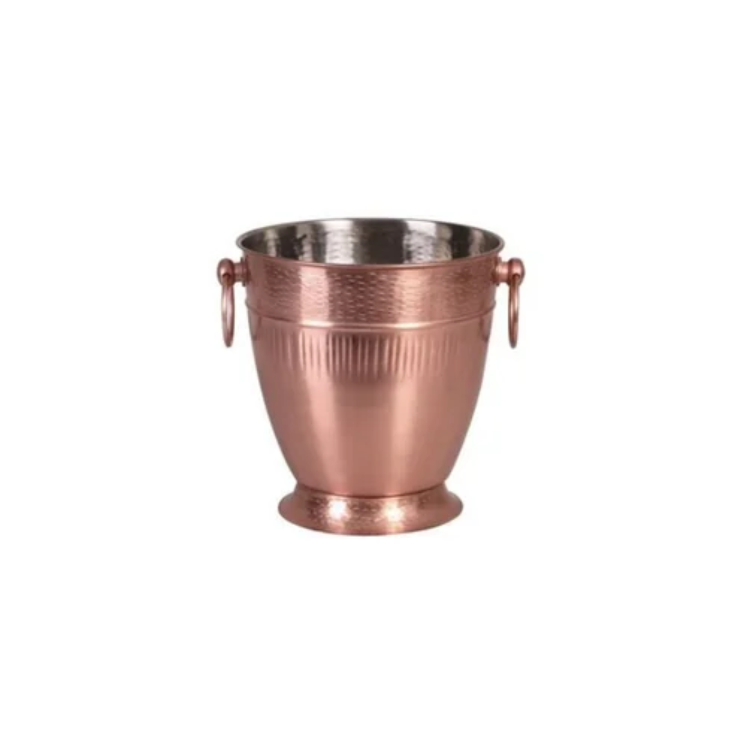 Copper Ribbed Champagne Bucket