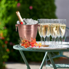 Copper Ribbed Champagne Bucket