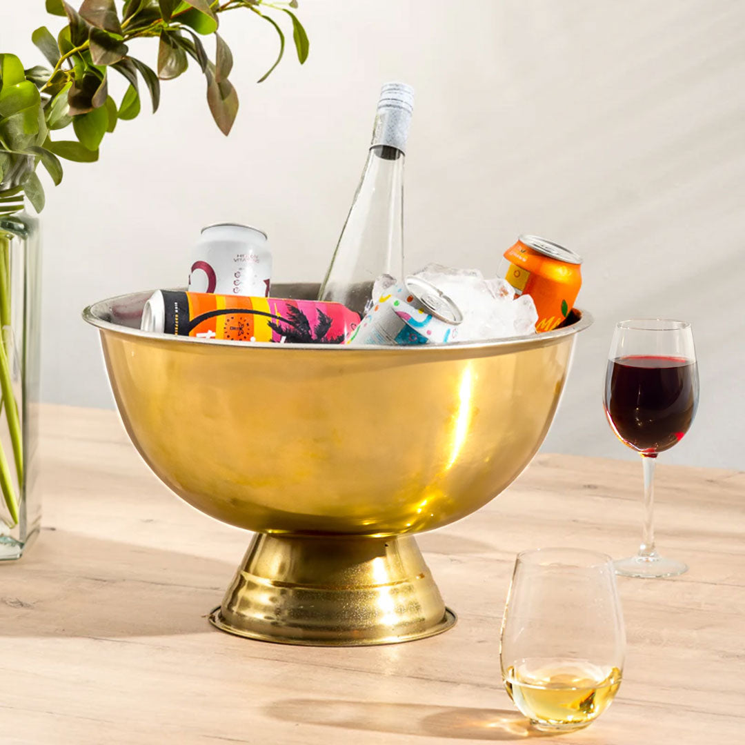 Gold Plated Champagne Bowl