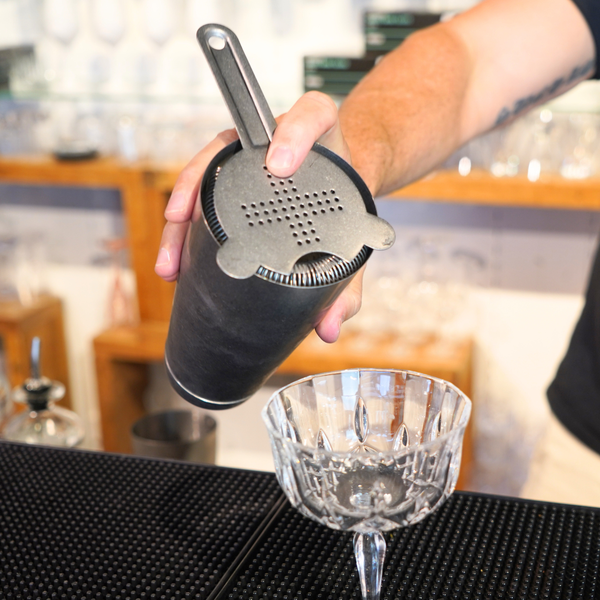 Vintage Stainless Steel Hawthorn Cocktail Strainer