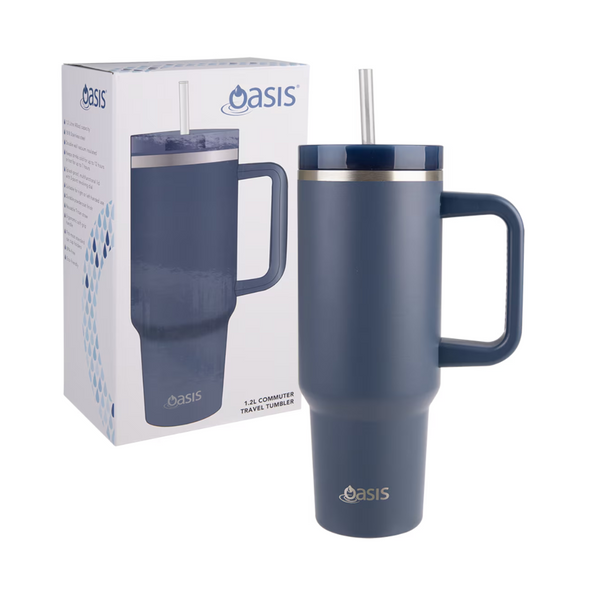 Insulated Commuter Indigo Navy Tumbler 1.2L