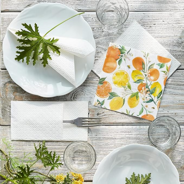 Paw Citrus Napkins - Pack of 20