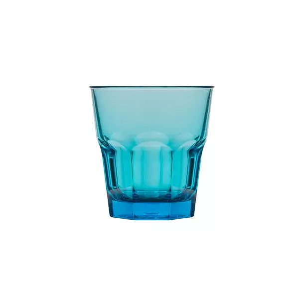 Unbreakable Coloured Aqua Tumbler 240ml - Set of 4