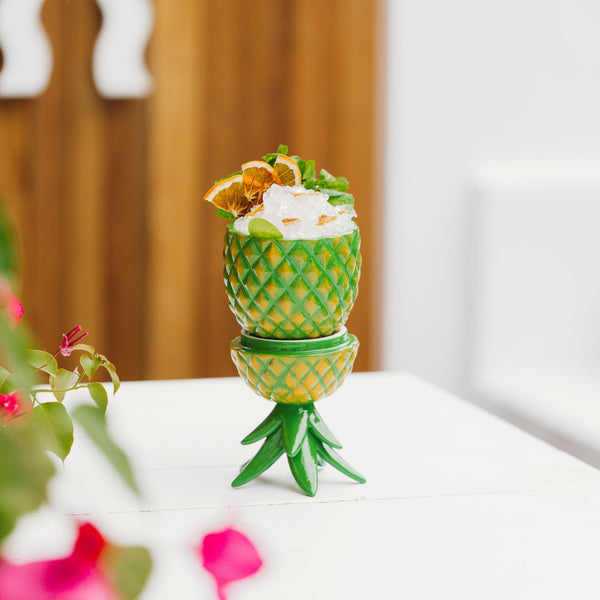 Ceramic Pineapple Tiki Mug 500ml Drinkware D-STILL Drinkware 