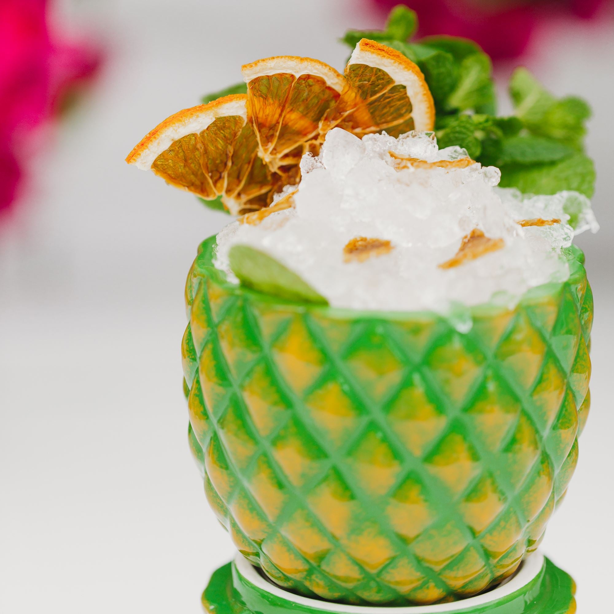 Ceramic Pineapple Tiki Mug 500ml Drinkware D-STILL Drinkware 
