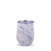 Insulated Wine Tumbler White Marble 330ml Insulated Wine Glass Oasis 